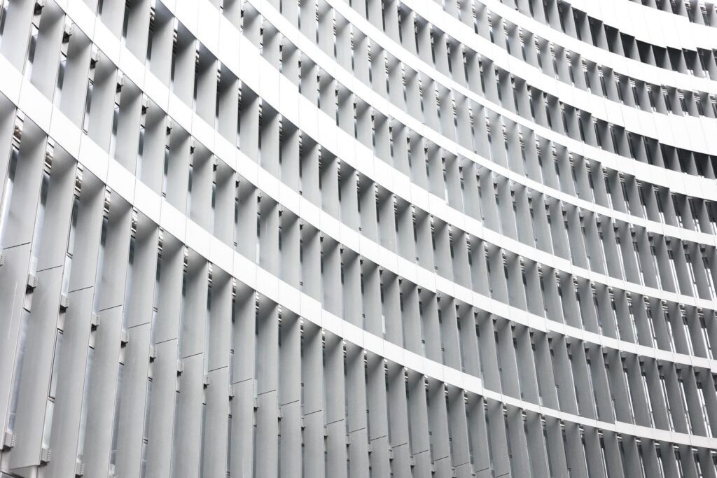 Curved modern architecture